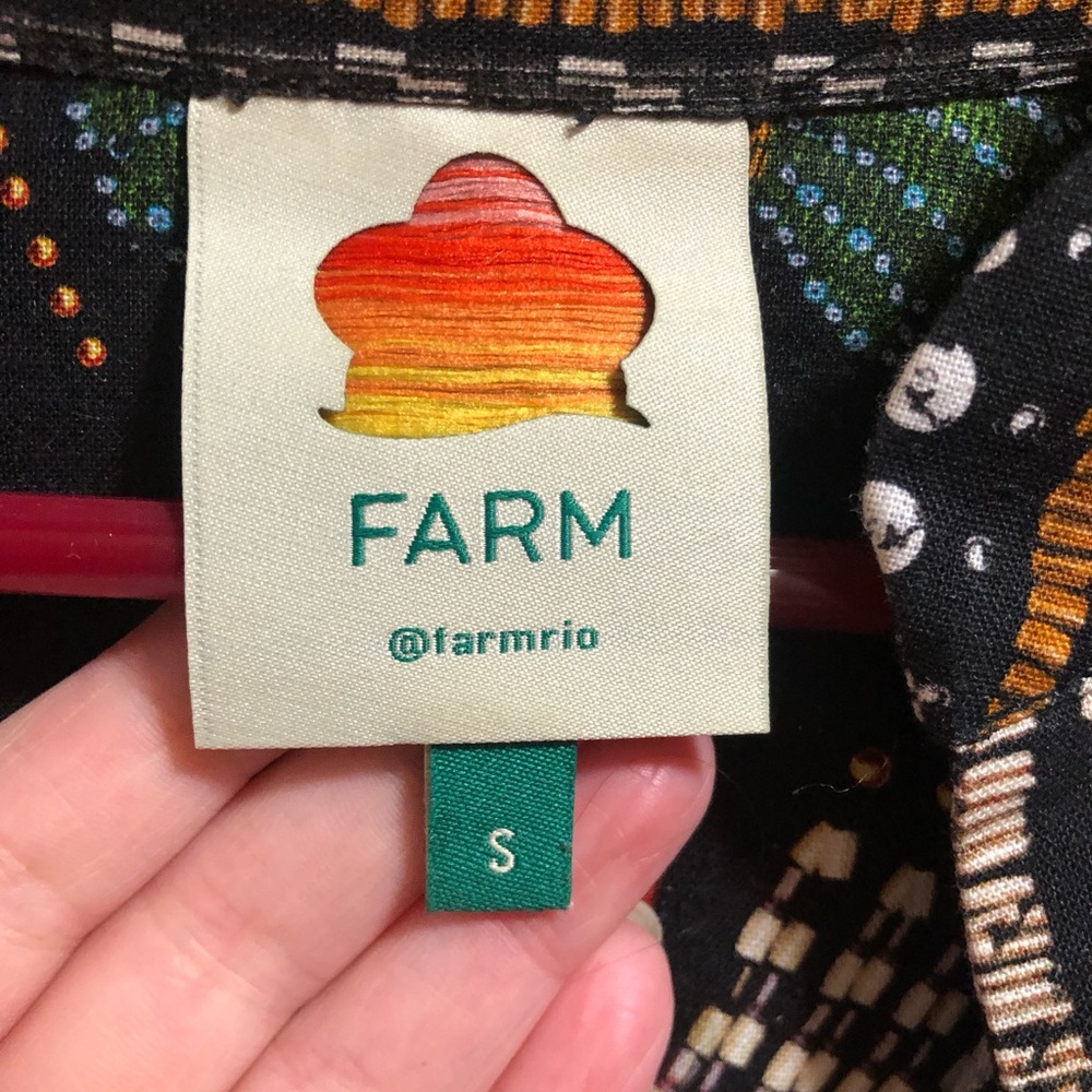 Colorful Patterned Long Farm Rio Dress - Picture 3 of 10